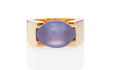 Cartier: Gold and Chalcedony Ring,, ca. 1999