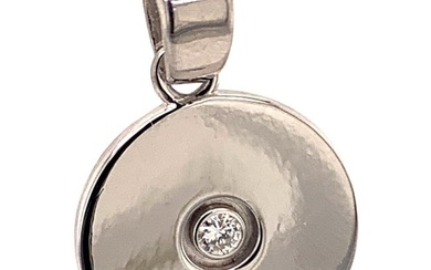 Cartier White Gold and Diamond Pendant/Charm