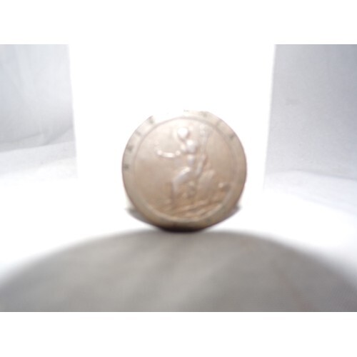 Cartwheel penny 1797 George III Weighs 27.94g