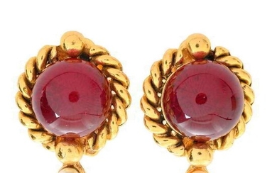 Chanel - Vintage Gripoix Earrings