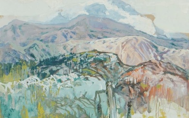 Charles Reiffel (1862-1942), "Mt. Palomar from Santa Isabel"