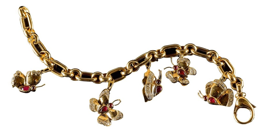 Charm bracelet Wempe, end of the 20th century Circumferential anchor...
