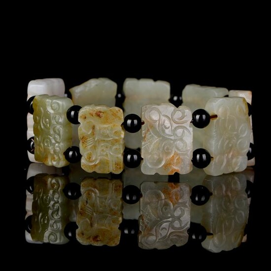 Chinese Hetian Jade Bracelet