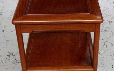Chinese hardwood 2 tier table 45.5cm x 45.5cm, 66cm...