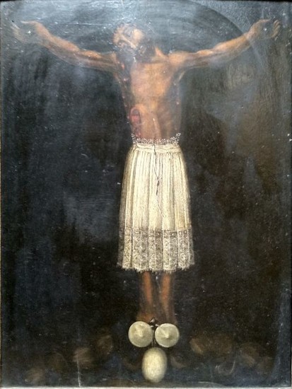 Christ, Painting - Wood - Mid 17th century