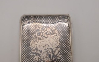 Cigarette box - .840 silver - VAN - Iran - First half 20th century