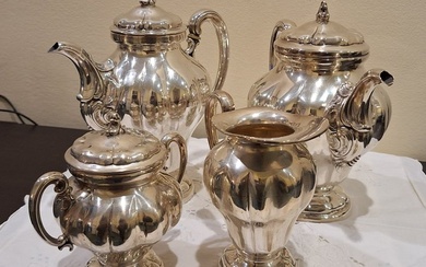 Coffee pot (4) - .800 silver