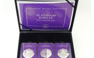 Coins : a cased Royal Mint Queen Elizabeth II Platinum Jubil...