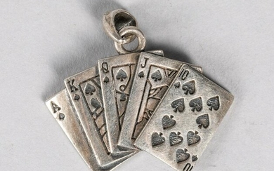 Collectible Sterling Silver Pendant Poker