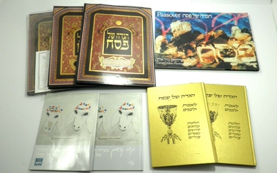 Collection of 8 Israeli Passover Haggadahs