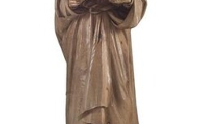 Continental Wood Figure of St. Andrew