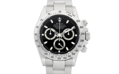 Cosmograph Daytona, Reference 116520 | A stainless steel chronograph wristwatch with bracelet, Circa 2007 | 勞力士 | Cosmograph Daytona 型號116520 | 精鋼計時鏈帶腕錶，約2007年製, Rolex