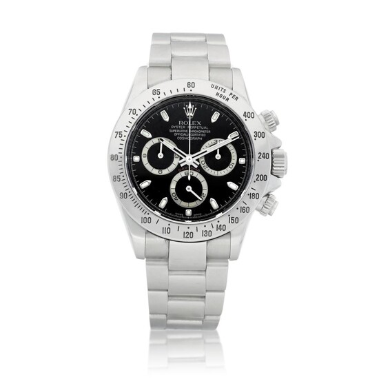 Cosmograph Daytona, Reference 116520 | A stainless steel chronograph wristwatch with bracelet, Circa 2007 | 勞力士 | Cosmograph Daytona 型號116520 | 精鋼計時鏈帶腕錶，約2007年製, Rolex