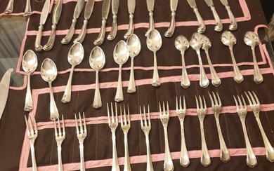 Cutlery set (50) - .800 silver - Italy - Early 20th century