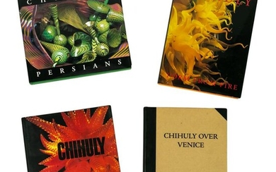 Dale Chihuly Art Glass (4) Coffee Table Art Books