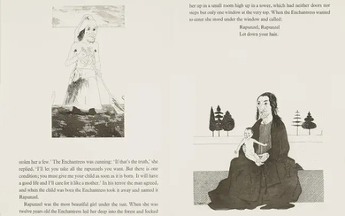 David Hockney OM CH RA, British b.1937-Rapunzel 1969, from Illustrations for Six...