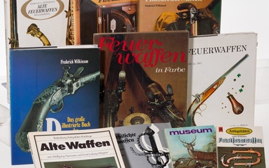 Dix volumes allemands de littérature sur les armes, 2ème moitié du 20ème siècle (1) U....