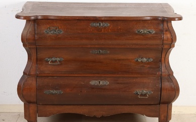 Double curved Baroque chest of drawers