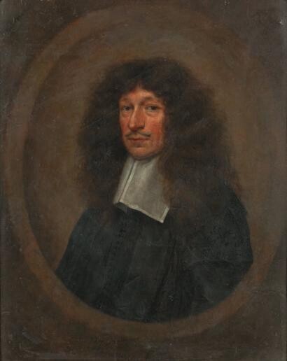 ECOLE FRANCAISE vers 1680 Portrait de gentilhomme...
