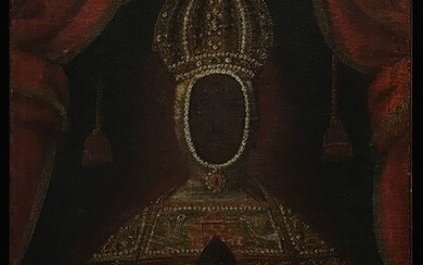 Êcole Espagnole, Début XVIIème - La Vierge Noire du Sagraire de la Cathédrale de Tolède