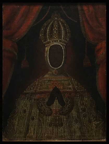 Êcole Espagnole, Début XVIIème - La Vierge Noire du Sagraire de la Cathédrale de Tolède
