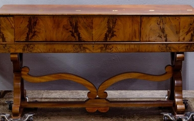 Edwardian Maple Spinet Desk