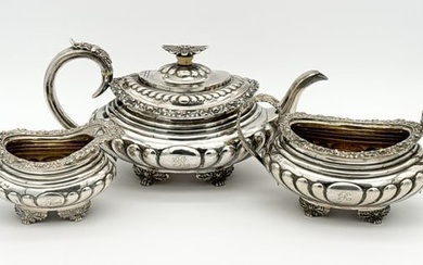 English Sterling Silver Tea Service