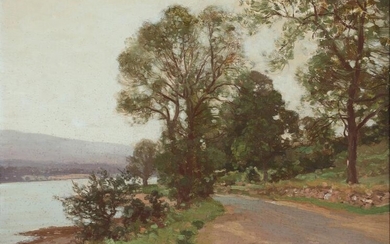 SOLD. English artist: "Loch Fyne, Argyll". Unsigned. Oil on canvas. 46 x 60 cm. – Bruun Rasmussen Auctioneers of Fine Art