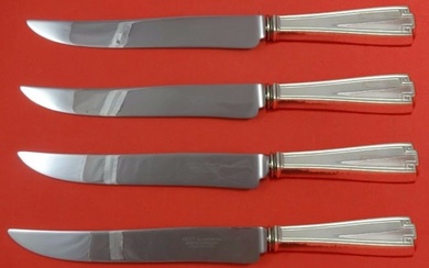 Etruscan by Gorham Sterling Silver Steak Knife Set 4pc Large Texas Sized Custom