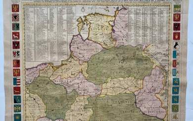 Europe, Map - Poland / Letland / Litouwen; H. Chatelain - Carte de Pologne avec la Chronologie des Rois et des Ducs de Lithuanie... - 1701-1720