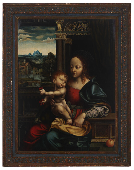 FOLLOWER OF JOOS VAN CLEVE The Madonna of the Cherries