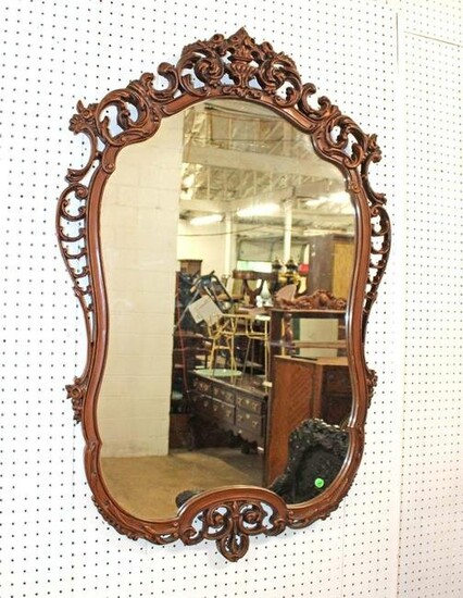 Fantastic carved antique French style mirror