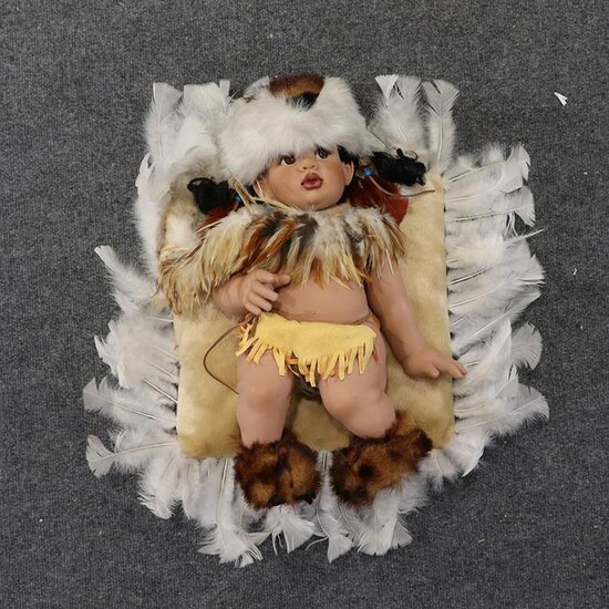 Fayzah Spanos, Native American Doll Signed # 372/500