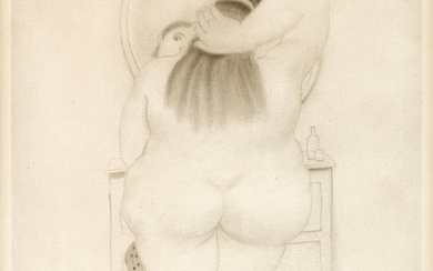 Fernando Botero Colombia / 1932 - 2023 Mujer ante el espejo (1985)