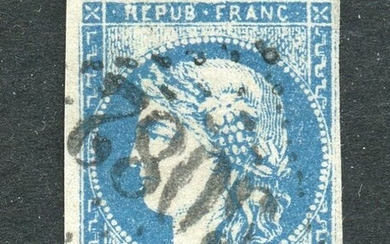 France 1871 - Very rare No. 44 - “GC 5082” Beirut office postmark - Signed Calves & Brun.