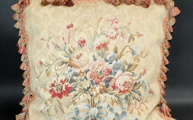 French Floral Aubusson pillow