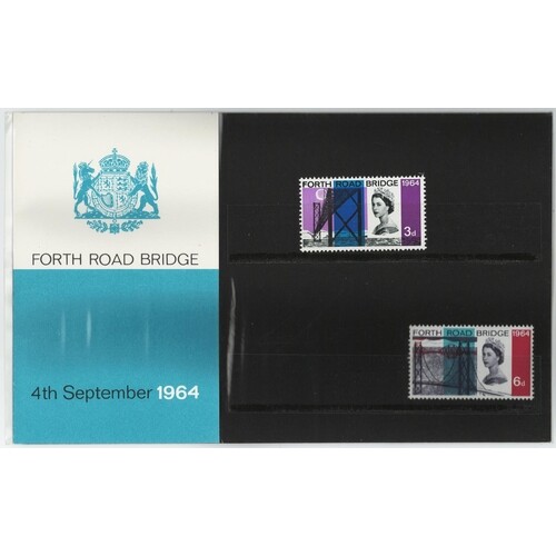 GB - 1964 Opening of Forth Road Bridge, Presentation Pack, c...