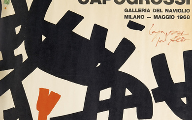 GIUSEPPE CAPOGROSSI 1900-1972 Galleria del Naviglio 1968