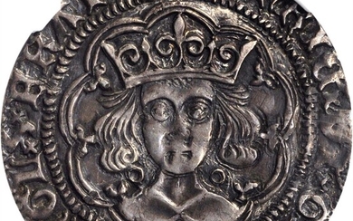 GREAT BRITAIN. Groat, ND (1422-27). Calais Mint. Henry VI. NGC AU-55.