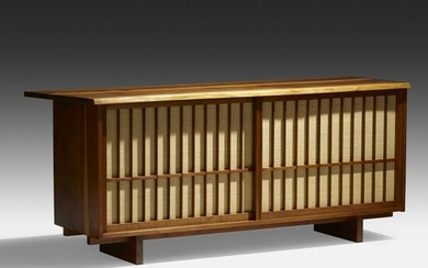 George Nakashima, Custom Hi-Fi/Bar cabinet