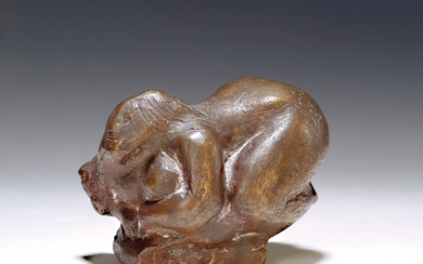 Gernot Rumpf, born 1941 Kaiserslautern, femalenude, bronze sculpture, monogram, approx....