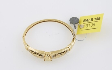 Gold Rigid Bracelet, 14K 15 dwt.
