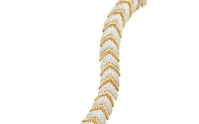 Gold and Diamond Bracelet, David Webb