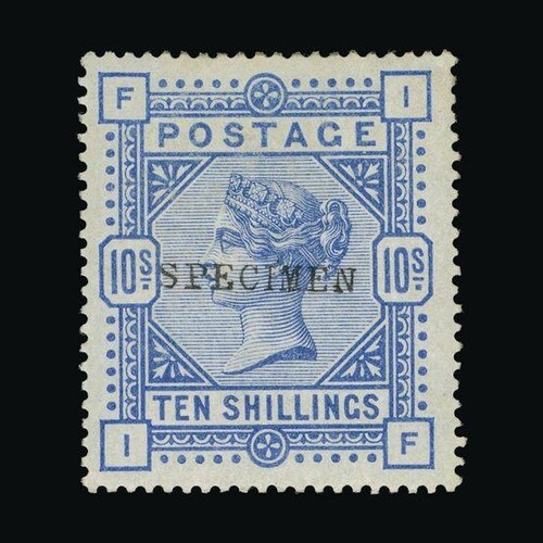 Great Britain - QV (surface printed) : (SG 182s) 1883-84 10s...