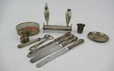 Group of Assorted Sterling Silver Table Articles