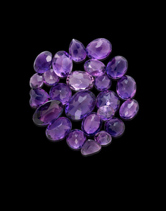 Group of Faceted Amethysts