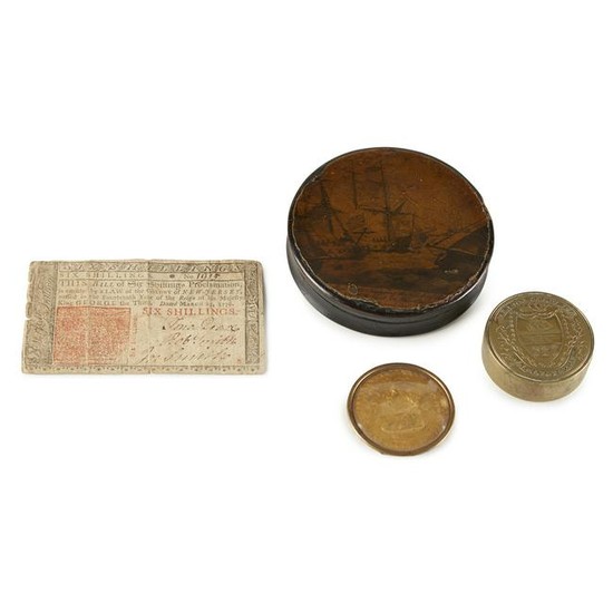 Group of four household items, 18th/19th century
