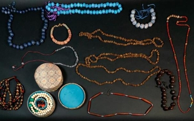 Grouping of Tribal Beaded Jewelry