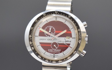 HEUER / JACKY ICKX montre-bracelet Easy-Rider avec chronographe sur bracelet acier Heuer, Suisse, vers 1970,...