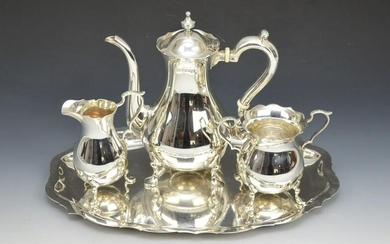 Handsome Gorham sterling silver tea set